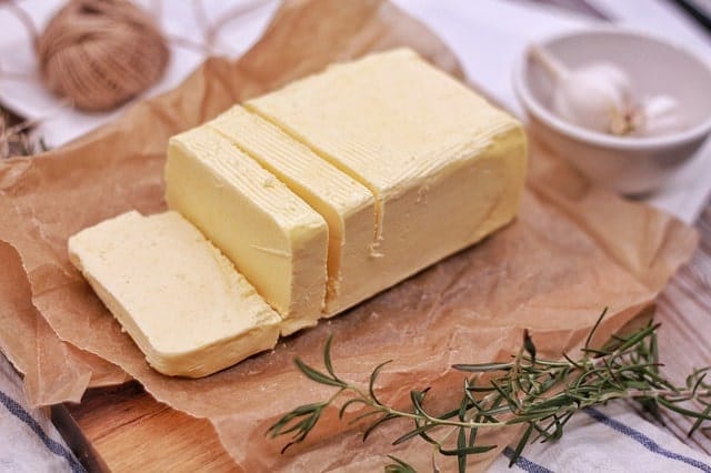 Raw butter from grass-fed cow