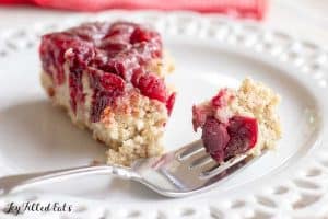 Upside down cranberry cake