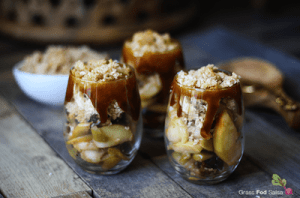 AIP salted caramel apple parfaits