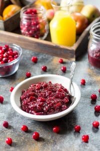 paleo cranberry sauce