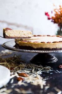 Low carb keto pumpkin cheesecake