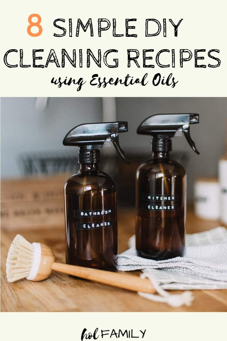 8 simple DIY cleaning recipes using essential oils