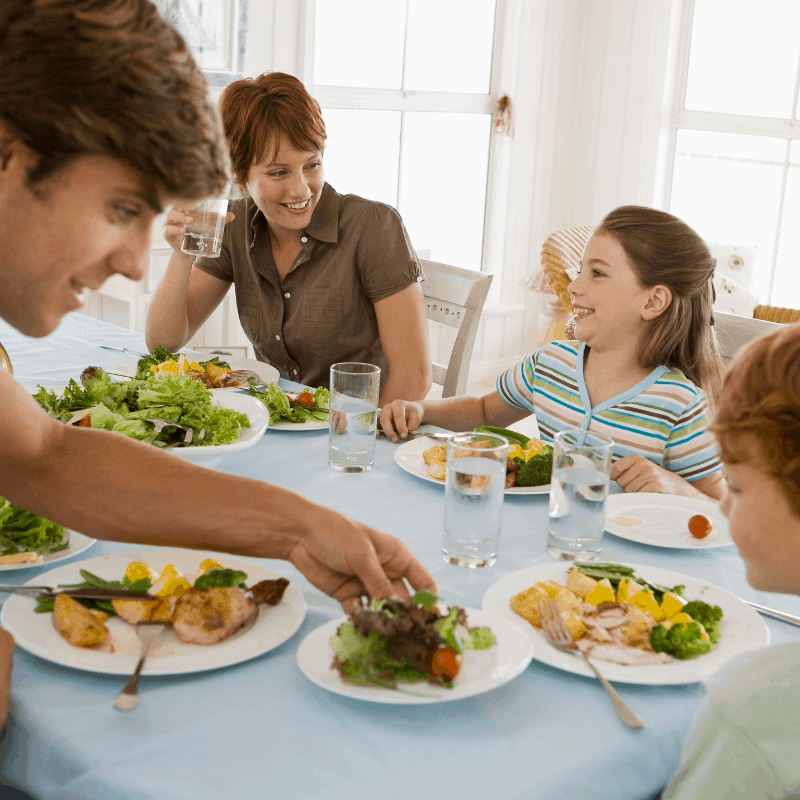 Eat together as a family 