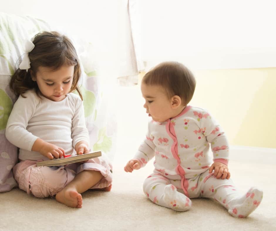 Children wearing pyjamas