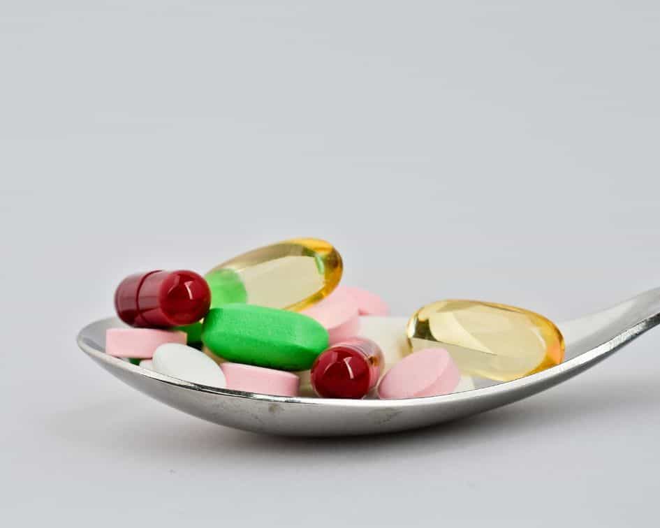 pills on a spoon