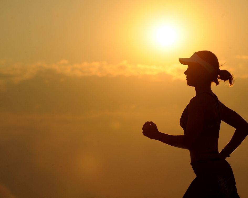 woman running