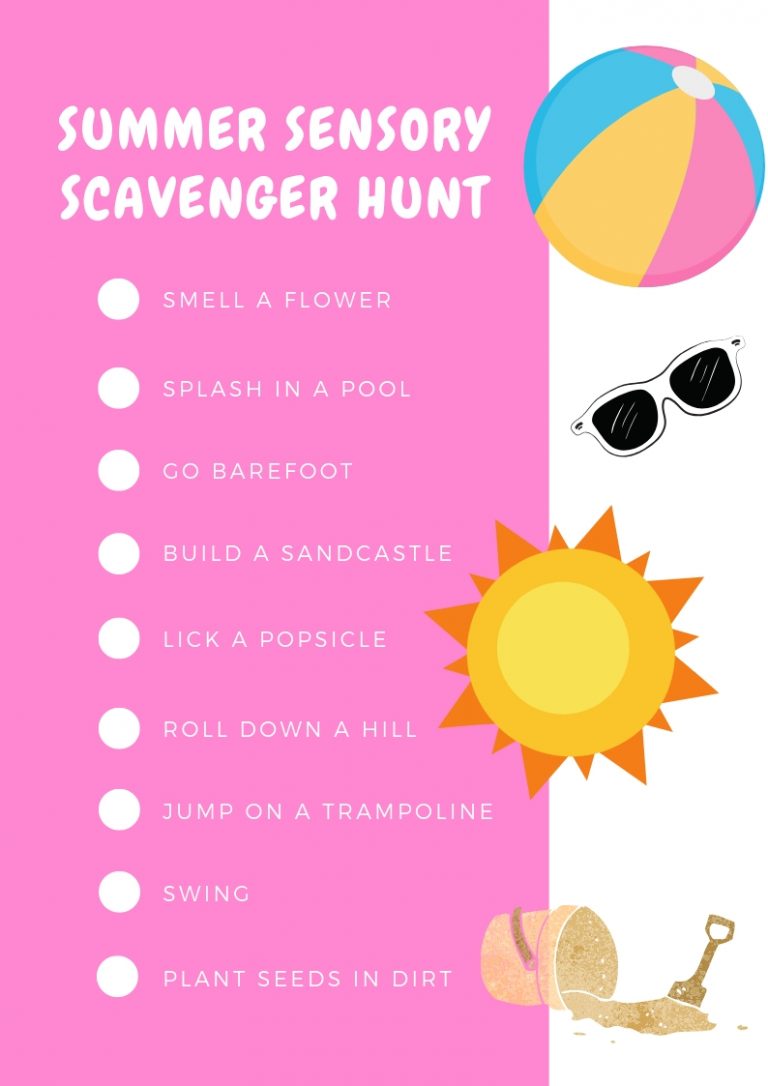 How to Create a Sensory Activities Scavenger Hunt for Kids | hol FAMILY